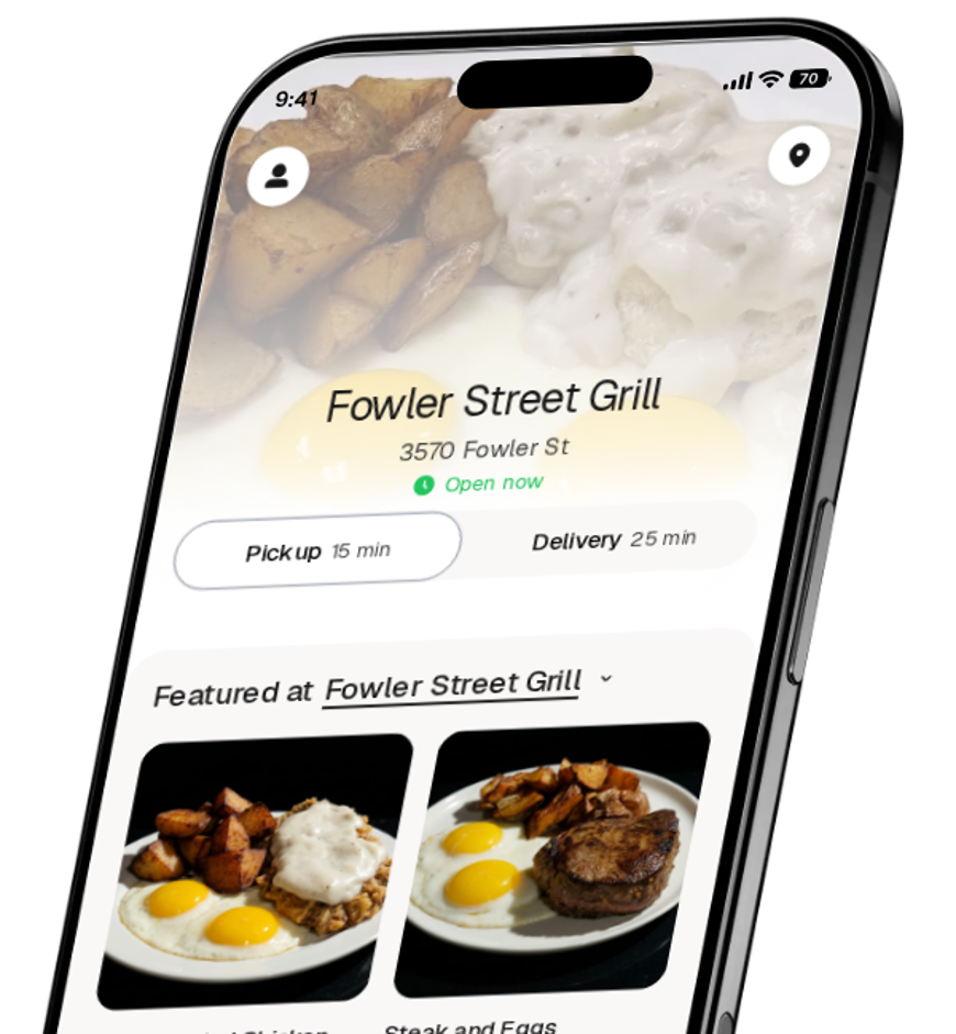 Fowler Street Grill app preview